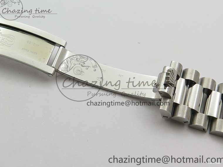 MiroTime 0307 Neat Day-Date 40mm 228239 BP New Dial Version 904 SS RG Stick Markers Dial on SS President Bracelet A 2819